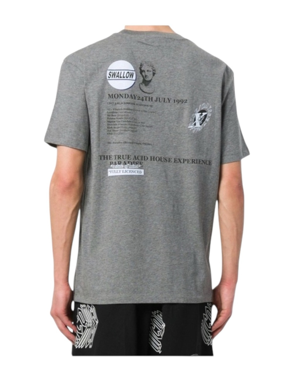 new McQ โข Alexander McQueen โ
Swallow Graphic Tee T Shirt โ
Heather Grey โ
Large - Picture 6 of 16